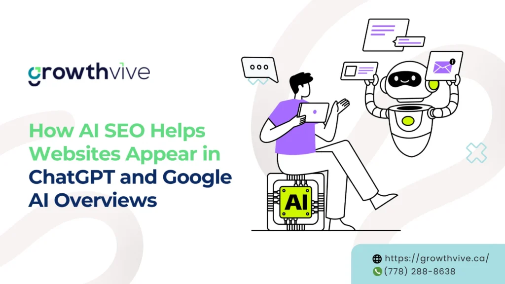 How AI SEO Helps Websites Appear in ChatGPT and Google AI Overviews