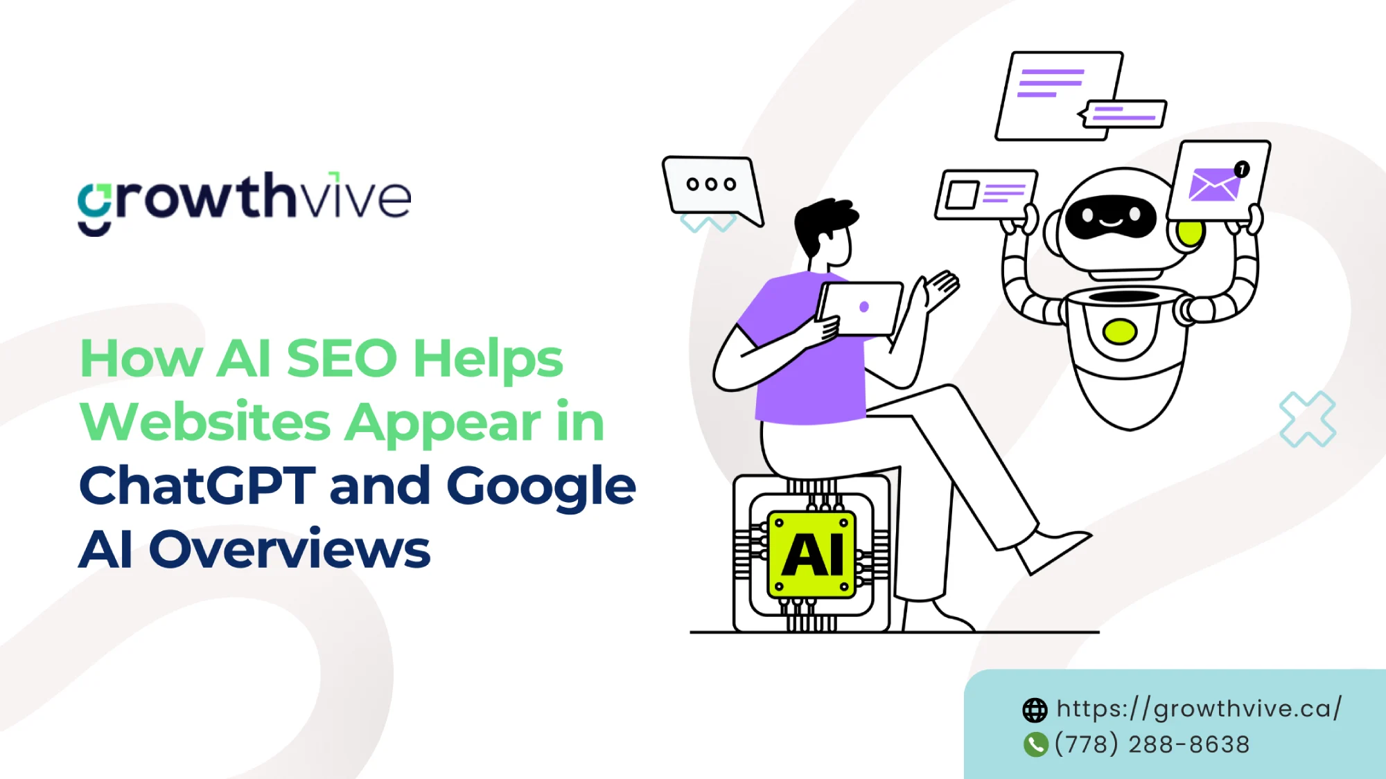 How AI SEO Helps Websites Appear in ChatGPT and Google AI Overviews